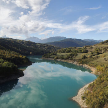 Lac de Monteynard-Avignonet. Francia